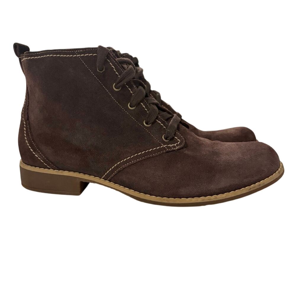 Timberland Earth-keepers suede lace up chukka boots ankle brown W sz 9 rugged